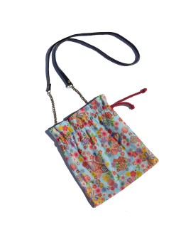 Kinchaku-Bukuro Flowers Bag