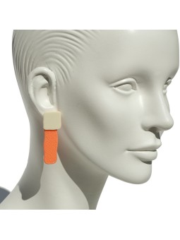 Pendientes "Rectángulo" de Lorena Rom X San Fabrizzio