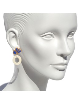 Lorena Rom "Sasafra" earrings x San Fabrizzio