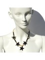 Black stars necklaces San Fabrizzio