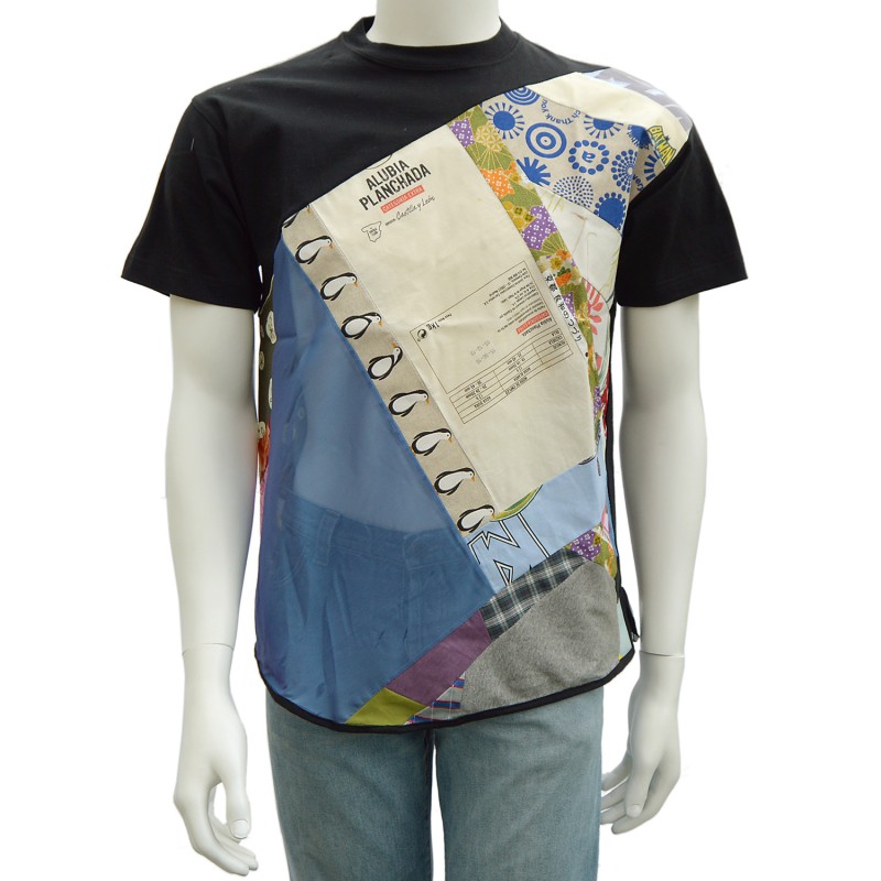T-shirt Alubia made in patchwork on a men