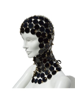 Black plexiglass Balaclava