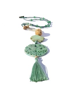 Kokoro x San Fabrizzio Necklace Green Jade