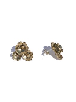 bronze-three-flower-earring