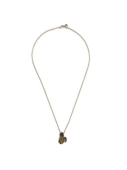 Colgante tres flores bronce