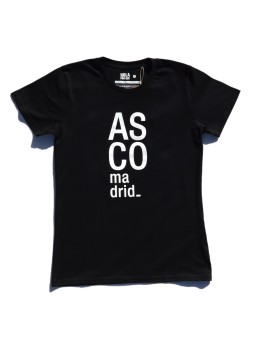 Camiseta negra ASCO Madrid ARCO