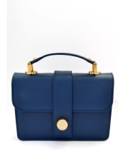 Prim by MIchelle Elie Classic Blue Leather Bag