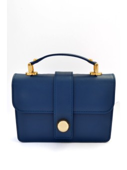 Prim by Michelle Elie Classic Blue Leather Bag