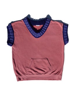 san fabrizzio Red oversized vest