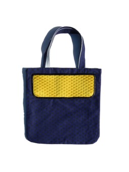 Blue with black dots Bag