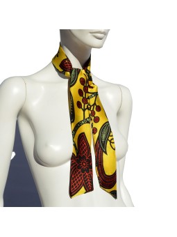 Lazada de seda Amarilla