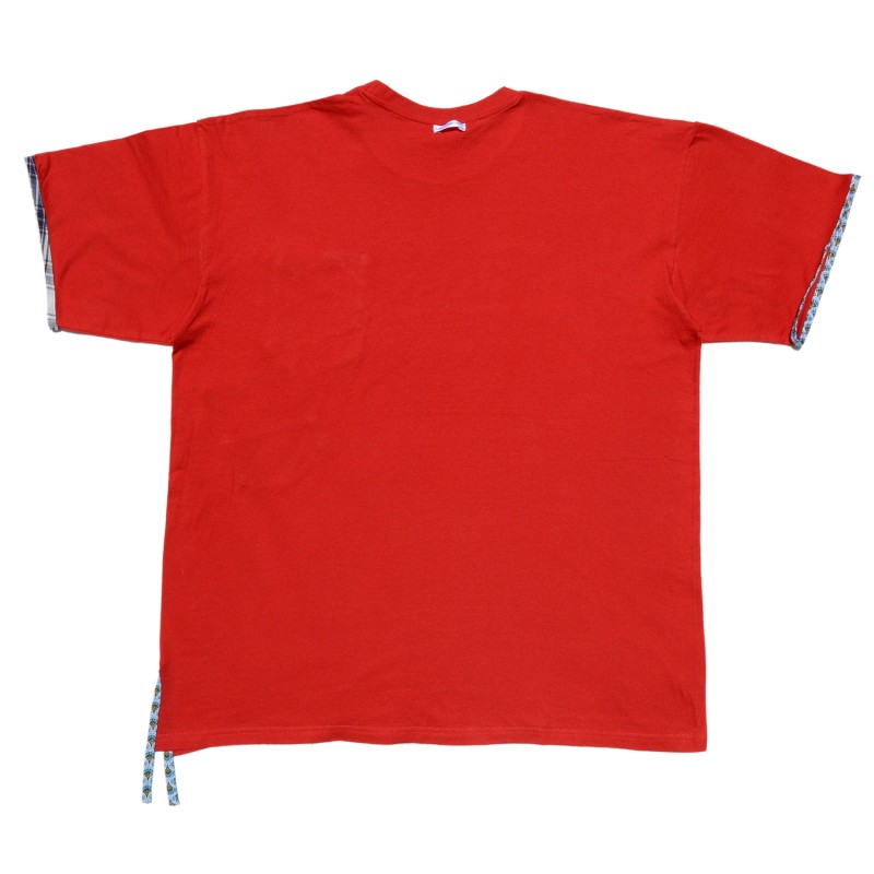 Camiseta roja manga corta con de XXL
