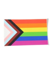 pegatina Bandera Progresista LGTBQI de Daniel Quasar