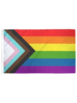 Progress Pride Flag designed by Daniel Quasar