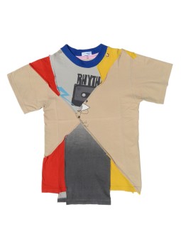 T-shirt in patchwork unisex