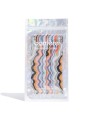 My barriere Pack of 5 Face Masks with waves Print.