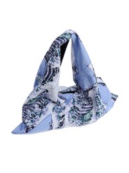 Azuma-Bukuro bag with Hokusai wave print