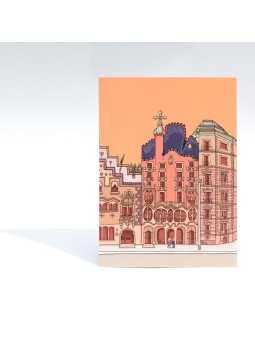 Barcelona Casa Battlo postcard