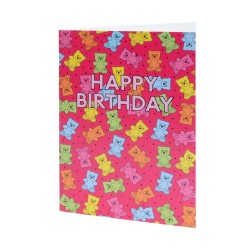 Tarjeta de cumpleaños de Gummy Bears