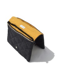Handbag or IPad or tablet case in quilted denim