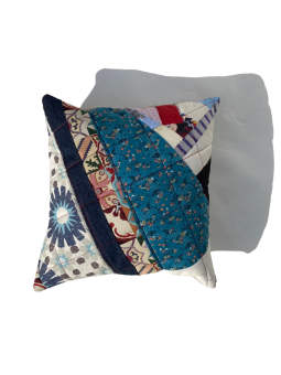 Funda de cojín en Patchwork 02