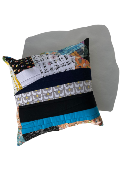 San Fabrizzio Pillow cover in quilted patchwork