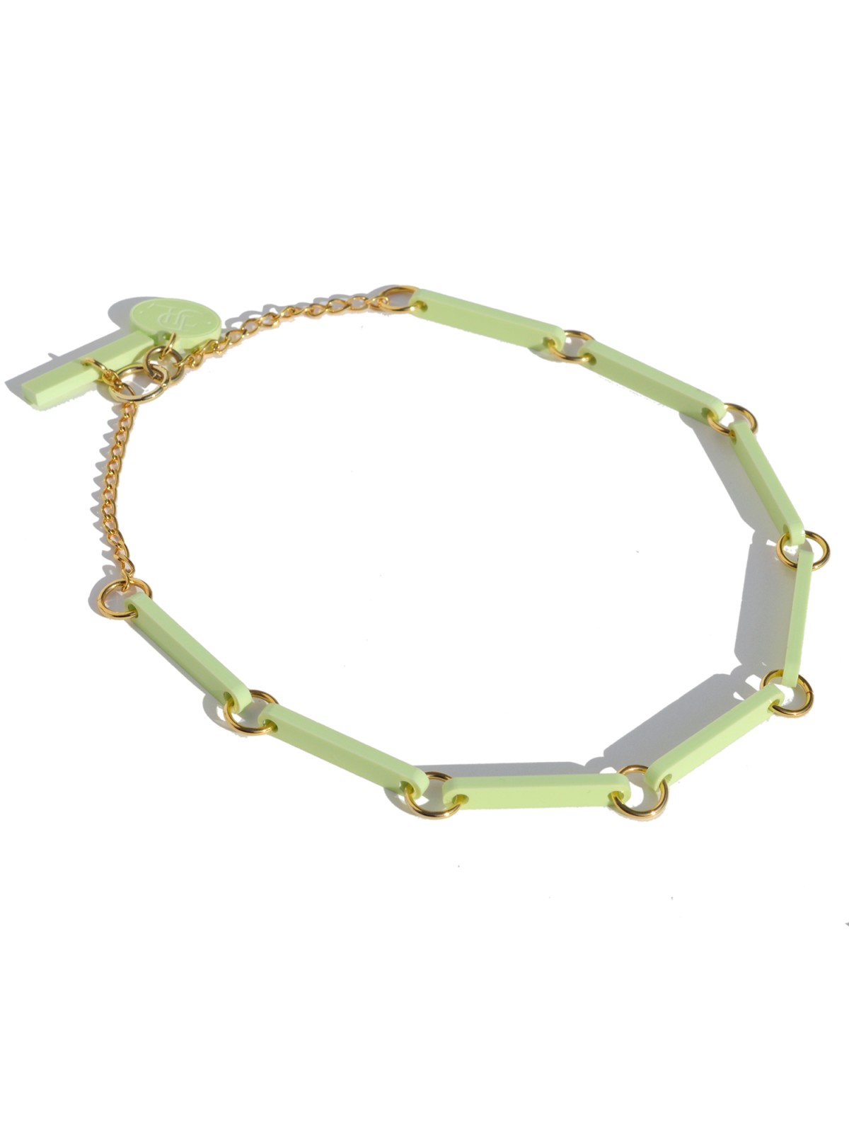 Light green bands necklaces San Fabrizzio
