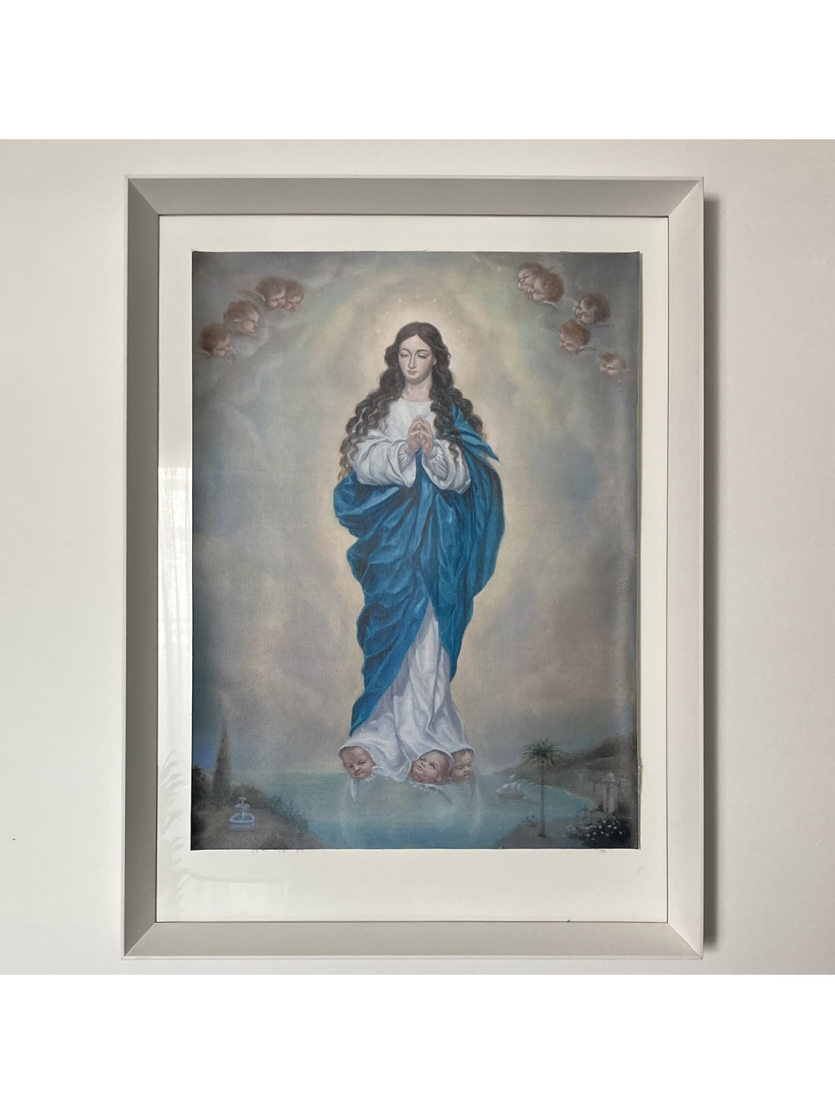 Reproducción sobre lienzo del Cuadro Virgen Inmaculada