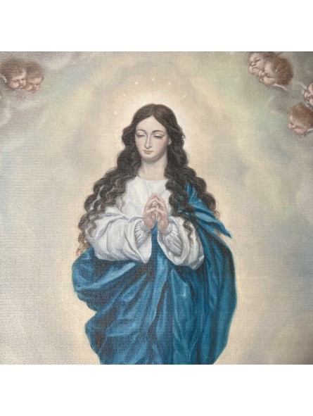 Reproducción sobre lienzo del Cuadro Virgen Inmaculada