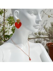 Mini Sacred Heart Necklace