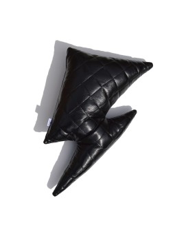 Malaje Handmade for San Fabrizzio Black Thunder Cushion