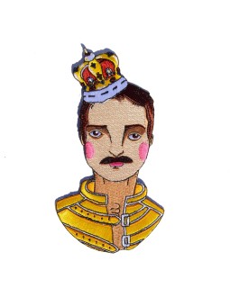 Parche bordado autoadhesivo con calor Freddy Mercury