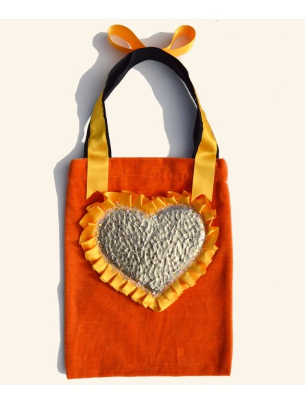 San Fabrizzio Golden heart Tote Bag