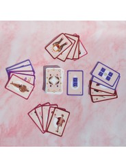 Annie goes blue - Queer Spanish deck of cards.