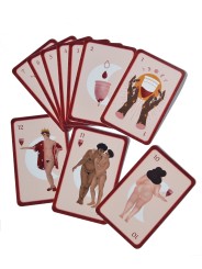 Annie goes blue - Queer Spanish deck of cards.