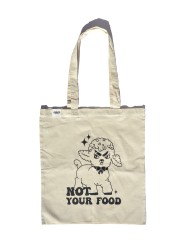 Not your food" Tote bag by Annie goes blue