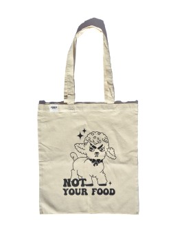 Bolso de compra "Not your food"