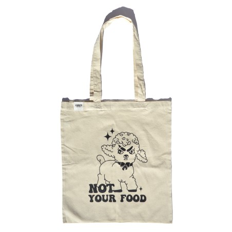 Not your food" Tote bag by Annie goes blue