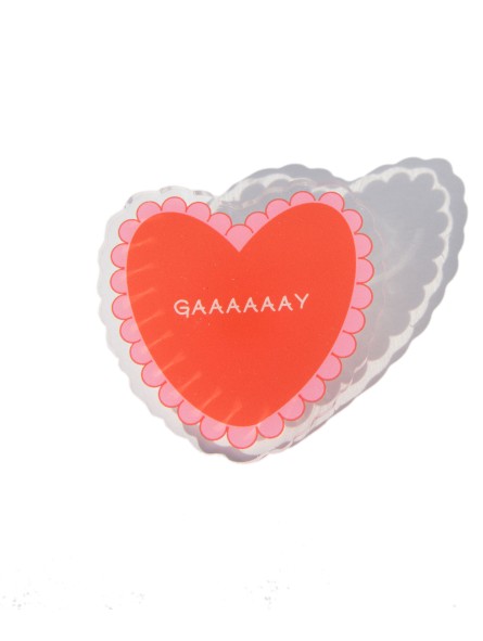 "Gay Heart" pin