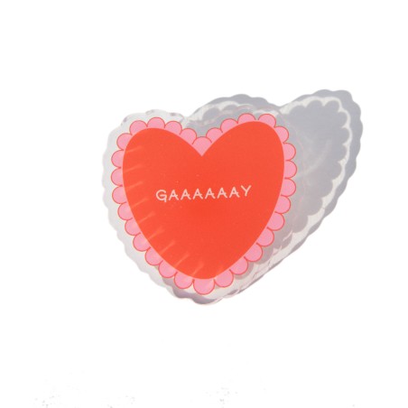 "Gay Heart" pin