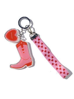 "Gay Gay cowgirl" keyring by Annie goes blue for San Fabrizzio