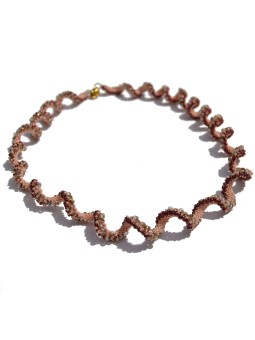 Exquisita Gargantilla  sliken de Abril & Sandoval para San Fabrizzio