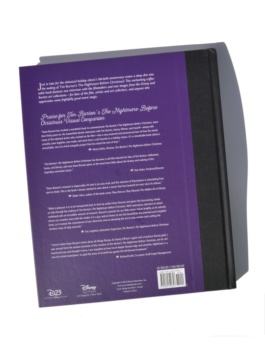 Tim Burton's The Nightmare Before Christmas Visual Companion (Disney E