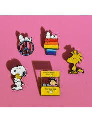 Peanuts Good Vibes Enamel Pin - Rainbow House