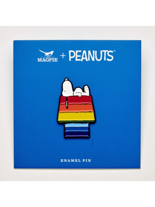 Peanuts Good Vibes Enamel Pin - Rainbow House