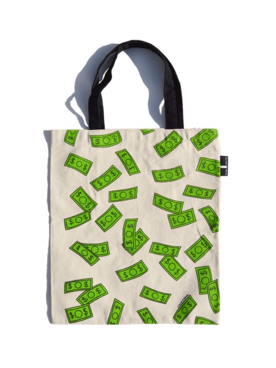 449 / 5.000 Bolso tote "How I Spend Money" de Sarah's Scribbles.