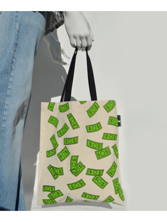 449 / 5.000 Bolso tote "How I Spend Money" de Sarah's Scribbles.
