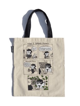 Sarah's Scribbles - How I Spend Money tote bag