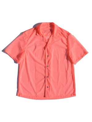San Fabrizzio shirt in fluo coral color