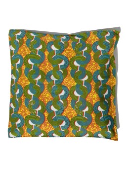 Pillow cover made in Pagne fabric